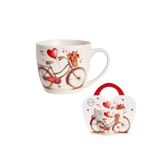 Skodelica porcelan Bike 460ml 