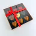 Bonboniera SRČKI 9 pralin 130g - 2