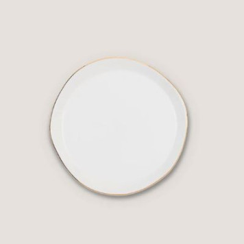 KROŽNIK PORCELAN 17CM BEL