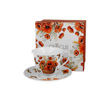 Skodelica Poppies porcelan