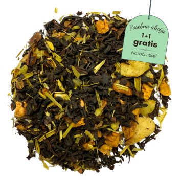 Črni čaj z aromo Banana cake